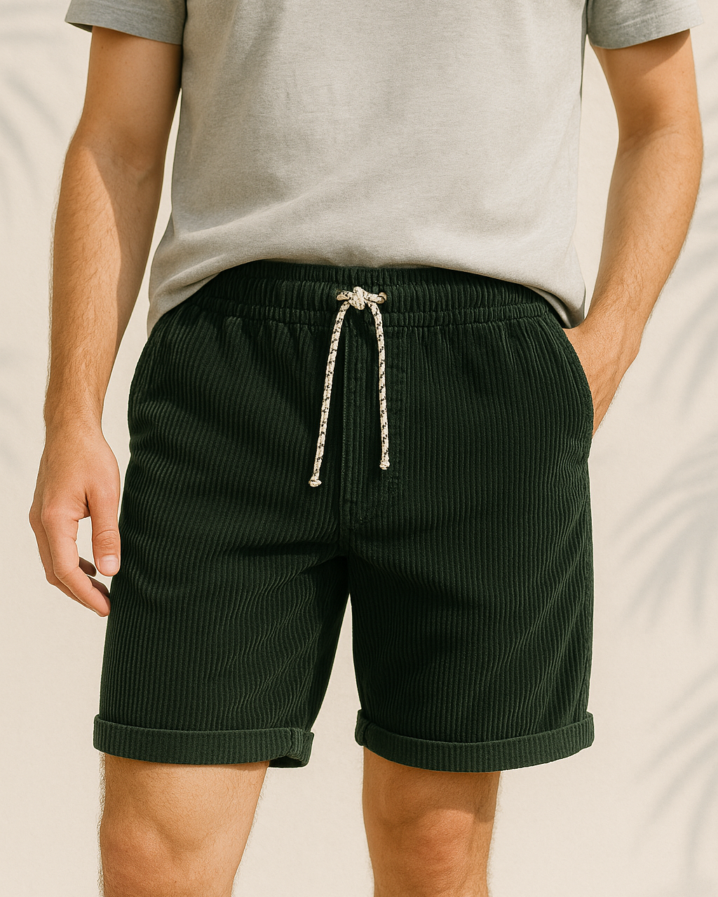 DAVID | Pantaloncini di velluto a coste