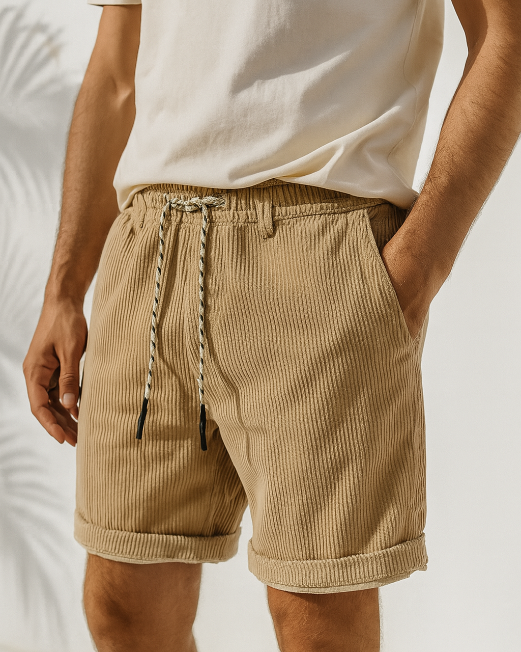DAVID | Pantaloncini di velluto a coste