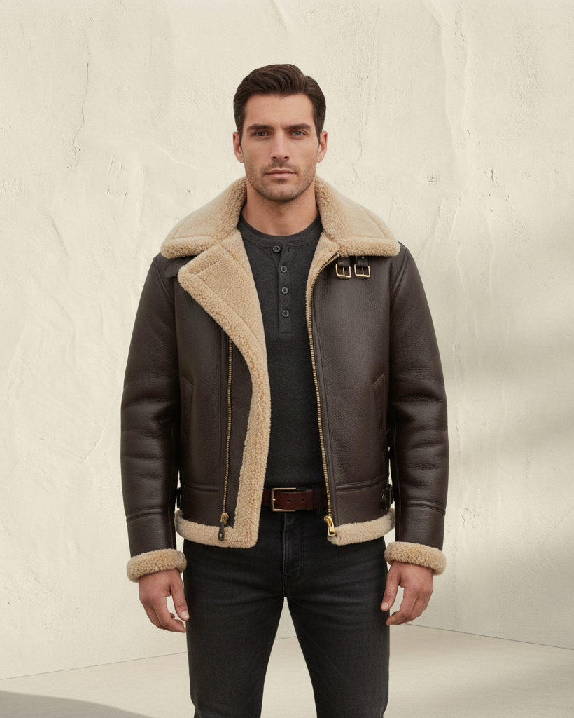 MAVERICK | Giacca in pelle trapuntata