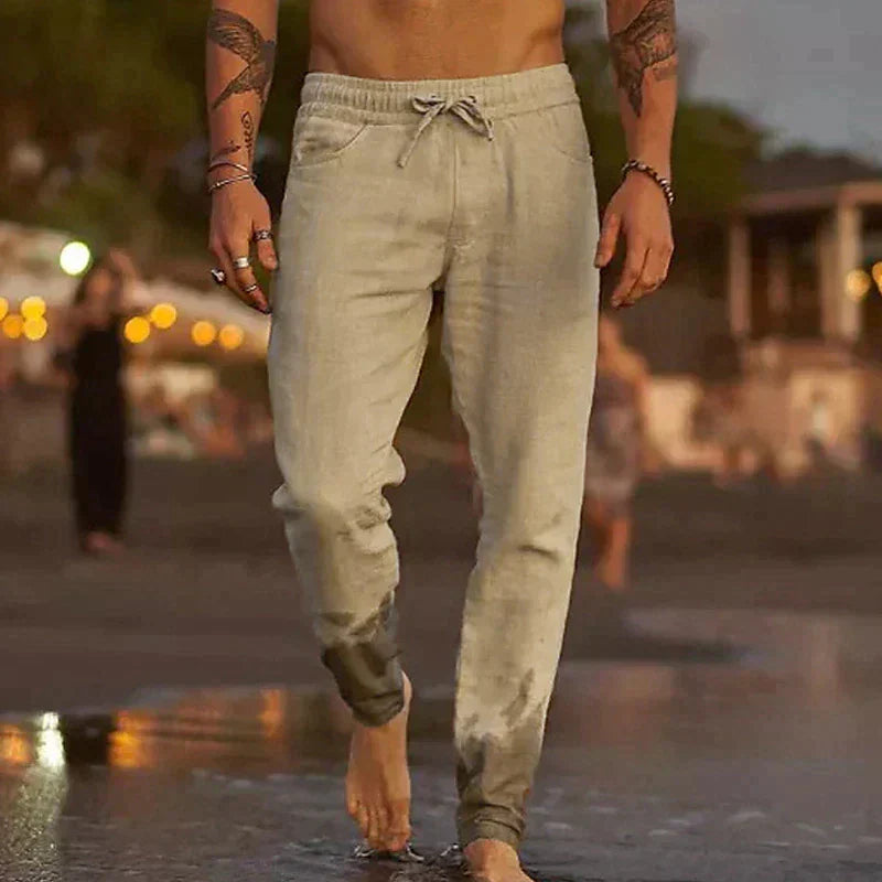 GABRIELE | Pantalone in lino