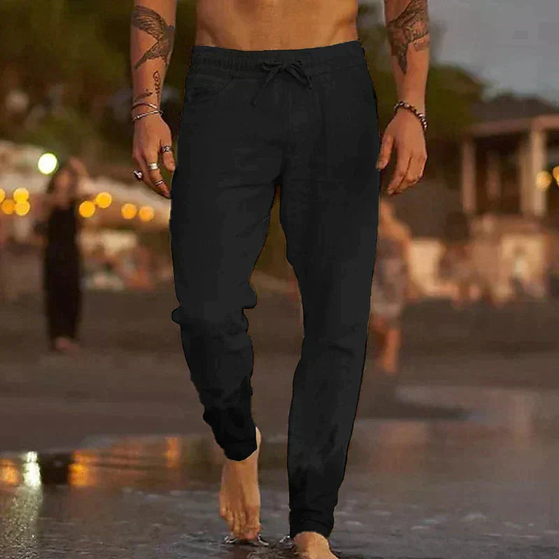 GABRIELE | Pantalone in lino