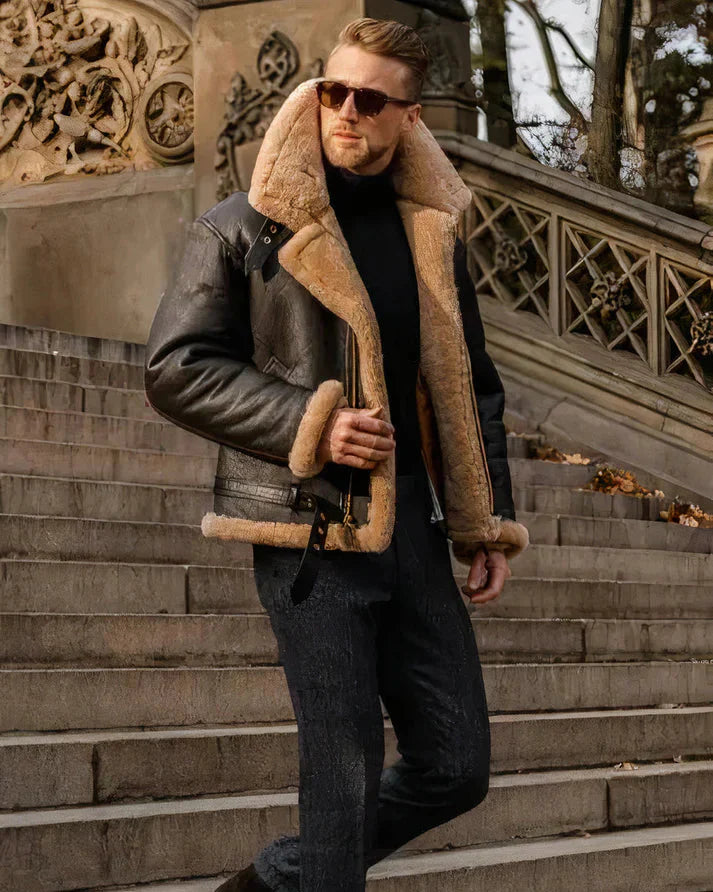 MAVERICK | Giacca in pelle trapuntata