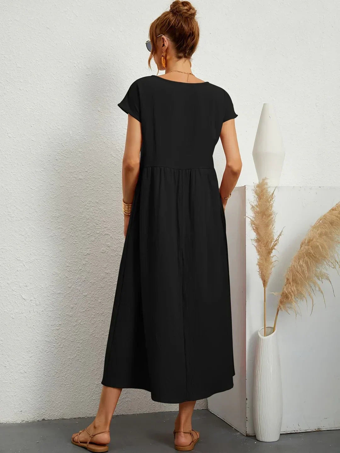 Gabrielle™ — Abito midi fluido eleganza senza tempo