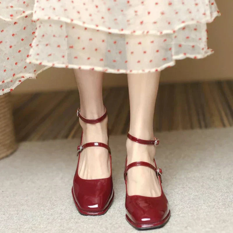 Eva | Scarpe ortopediche décolleté con cinturino alla caviglia