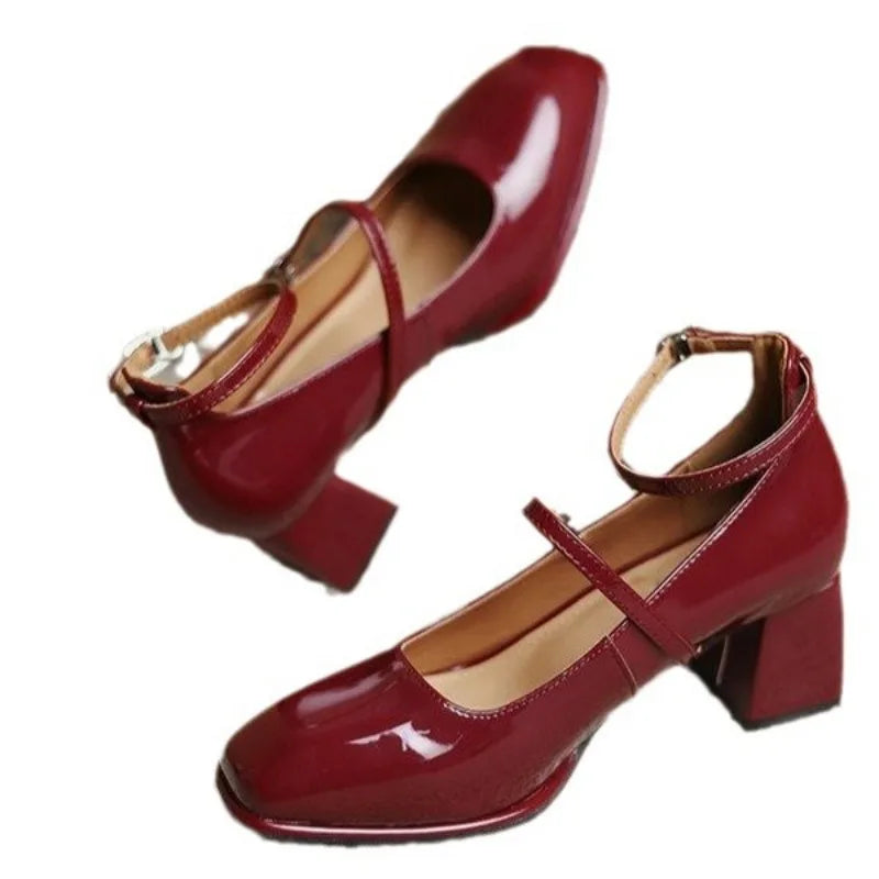 Eva | Scarpe ortopediche décolleté con cinturino alla caviglia