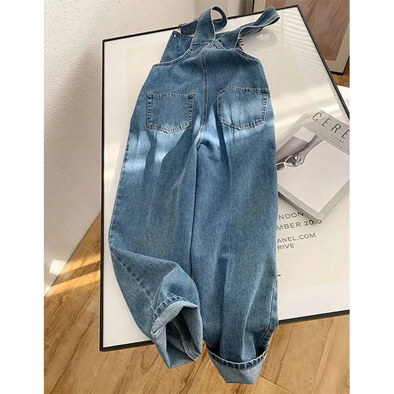 Harper | Tuta in denim a gamba dritta