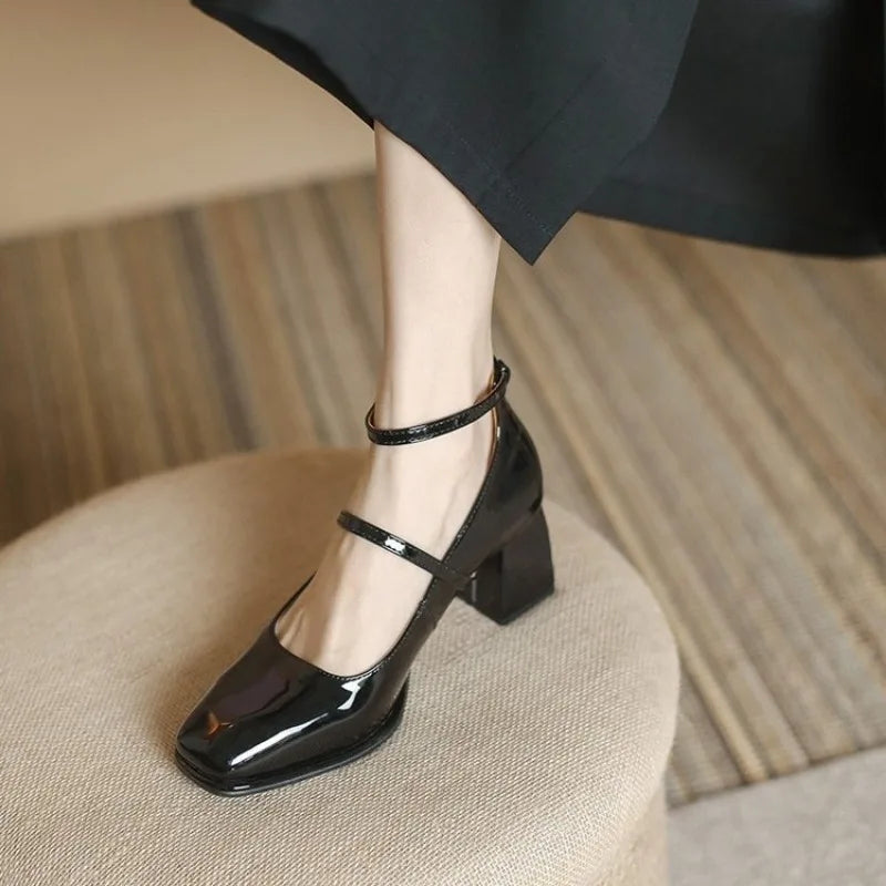 Eva | Scarpe ortopediche décolleté con cinturino alla caviglia