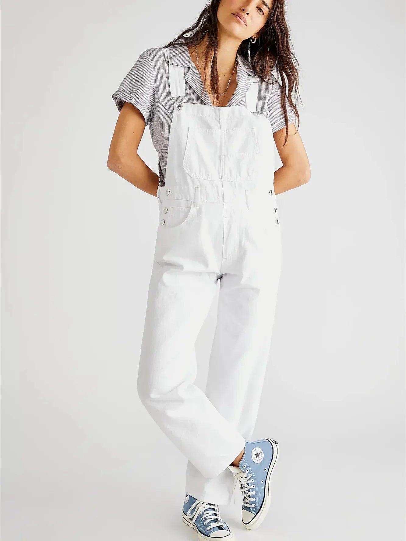 Riley | Salopette Classica in Denim