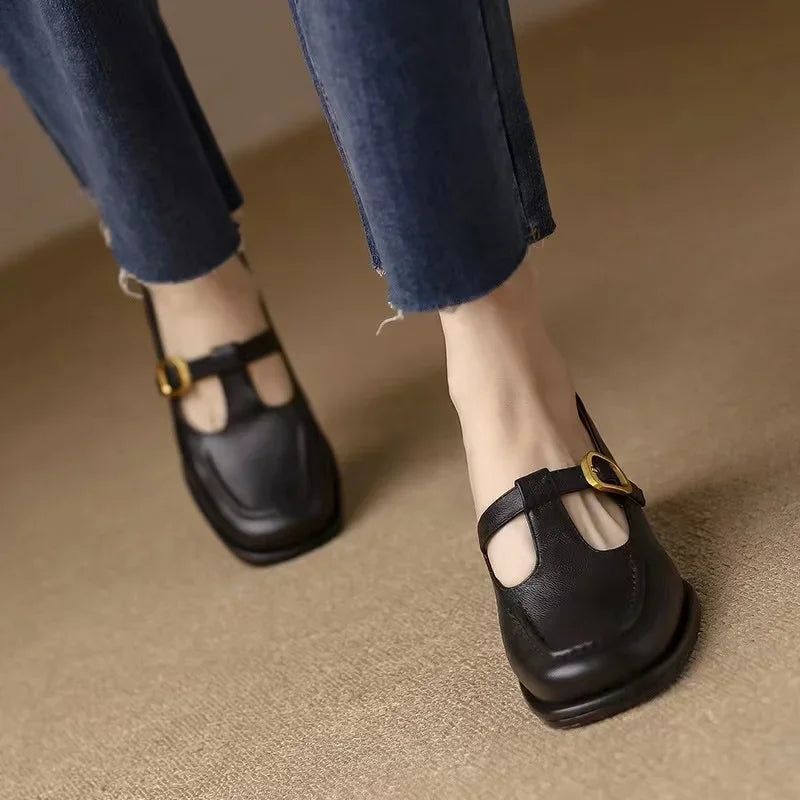 Patricia | Scarpe ortopediche a T con cinturino