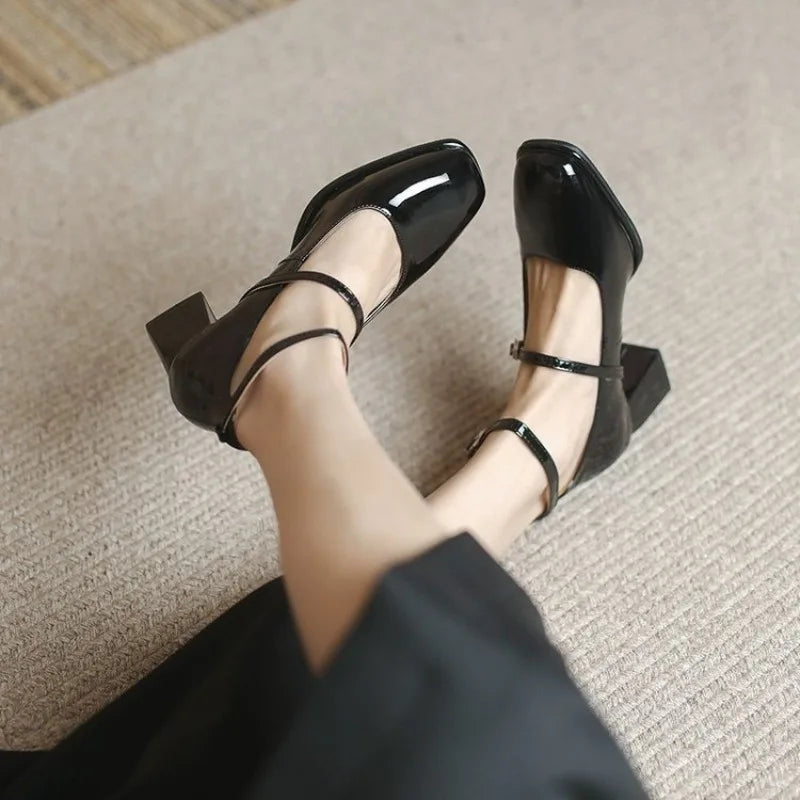 Eva | Scarpe ortopediche décolleté con cinturino alla caviglia