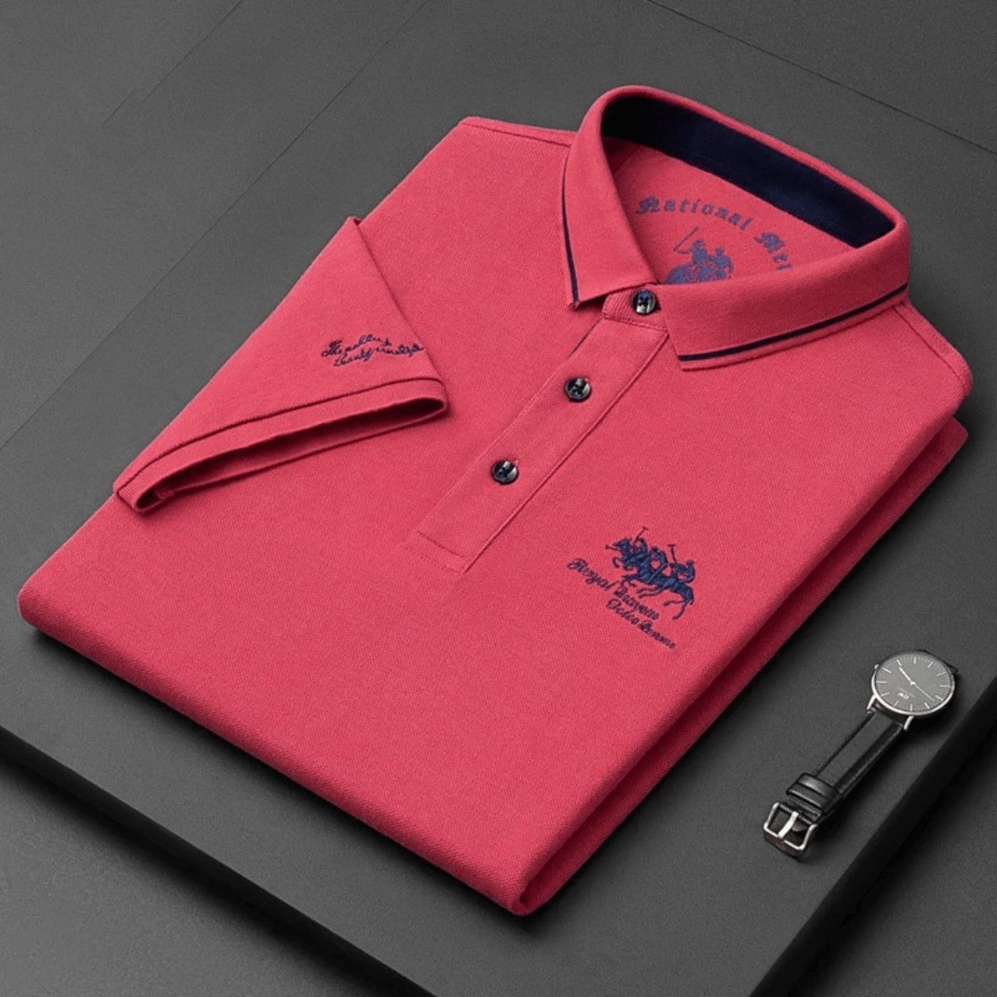 JOSEPH | Polo classico in cotone con ricamo esclusivo