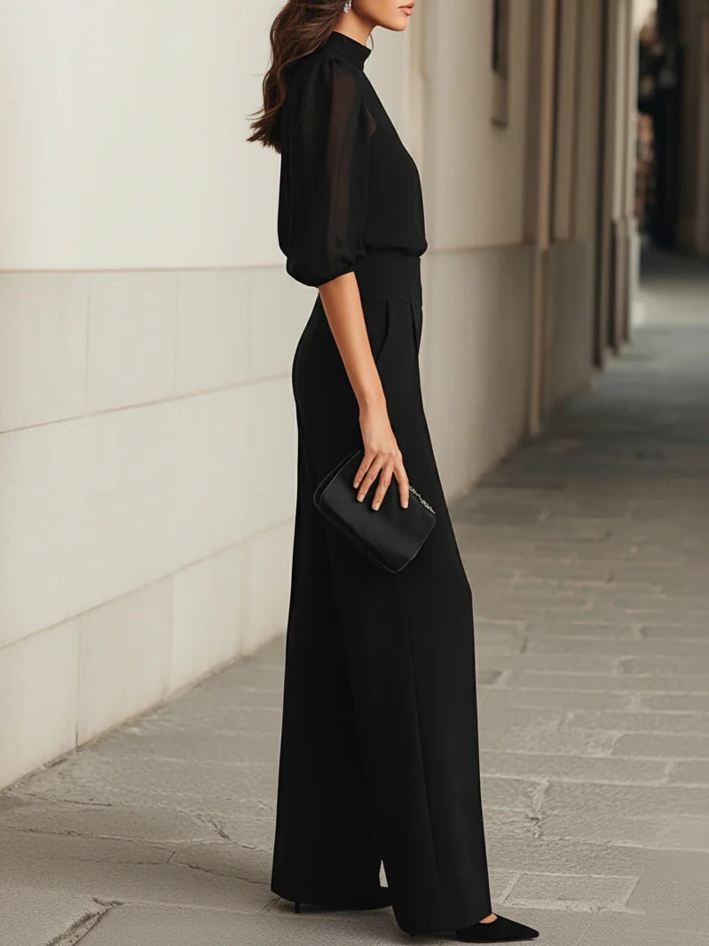 EVa | Elegante completo a tre pezzi nero
