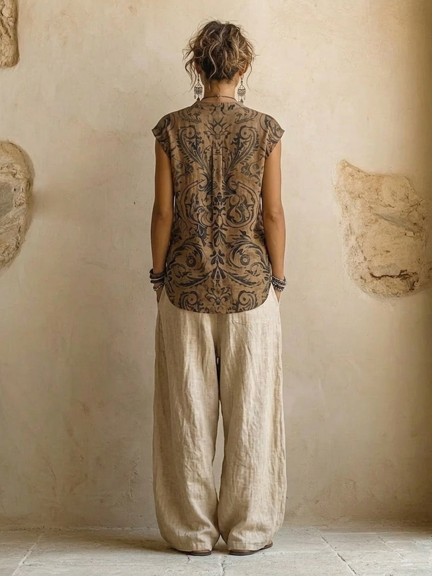Giulia | Set Naturale in Lino
