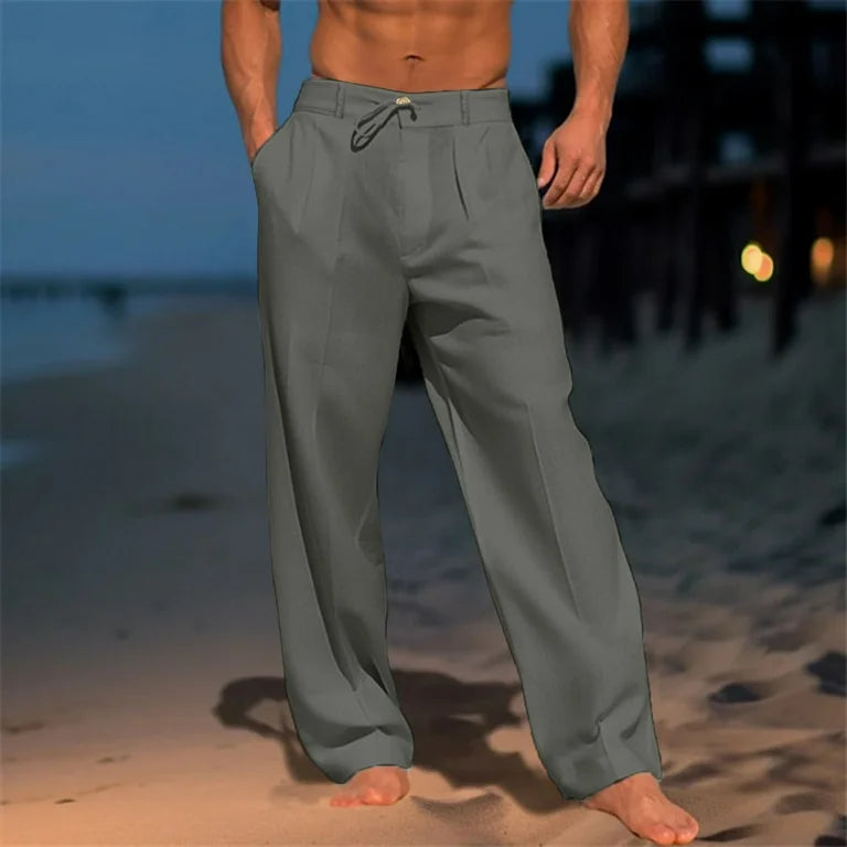 MASSIMO | Pantalone a gamba larga