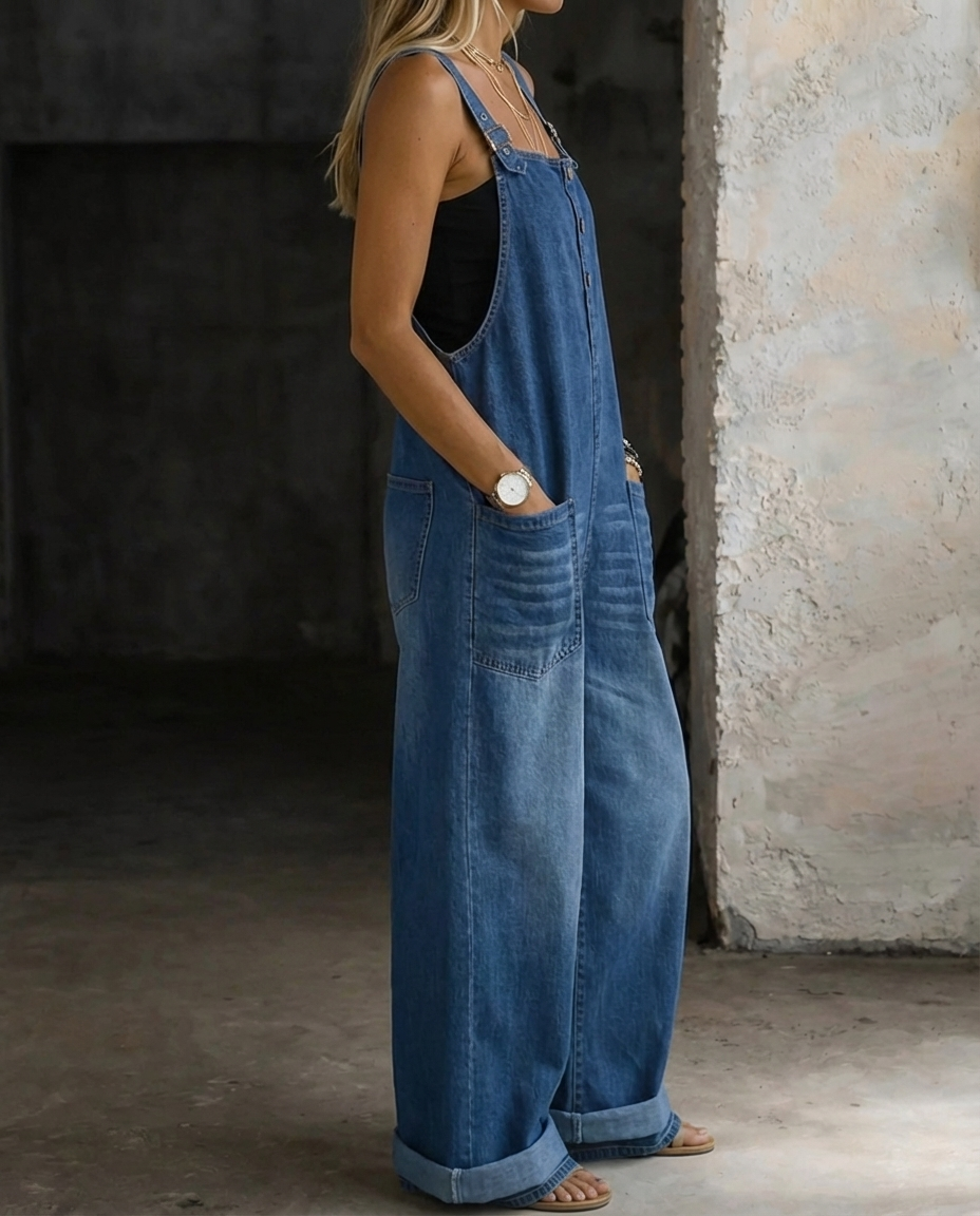 Brooke | Peto de mezclilla con bolsillo