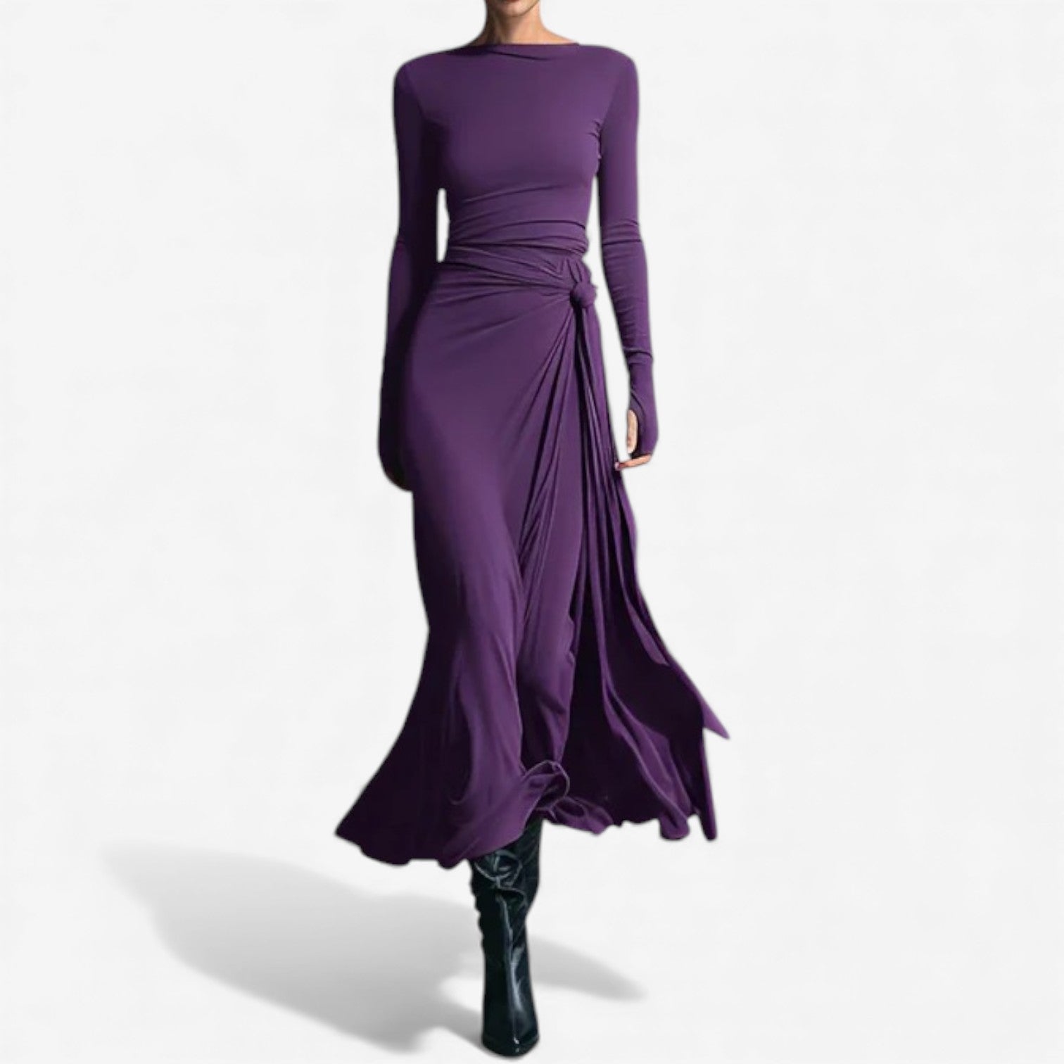 Gloria™ Abito drappeggiato elegante